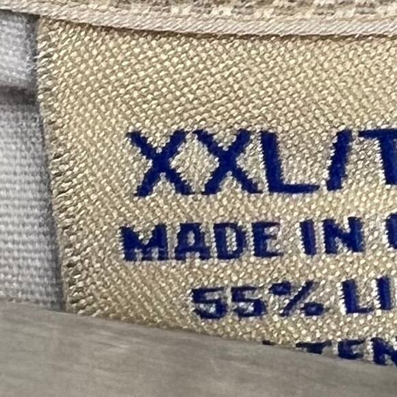 Tommy Bahama Linen shorts men’s XXL cargo elastic waste w/ a drawstring, pockets - Picture 9 of 9